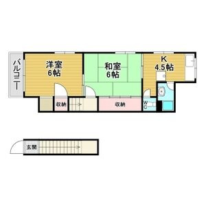 ペディコート神戸会下山の間取り