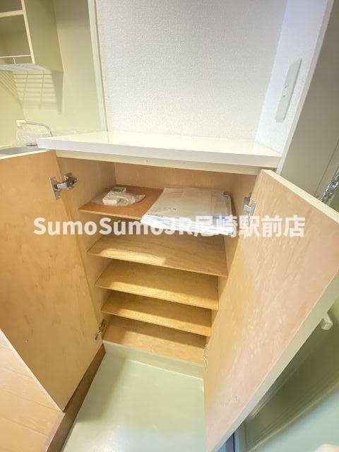 猪名寺パークマンションⅠの収納|専用の収納スペースです