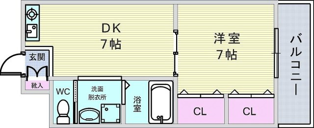チェリーヒル刀根山の間取り
