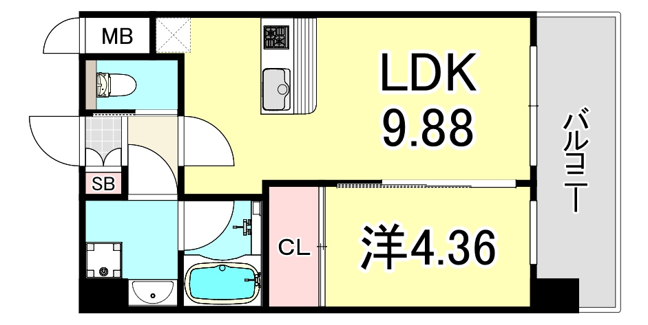 プレジオ塚本ASIANの間取り