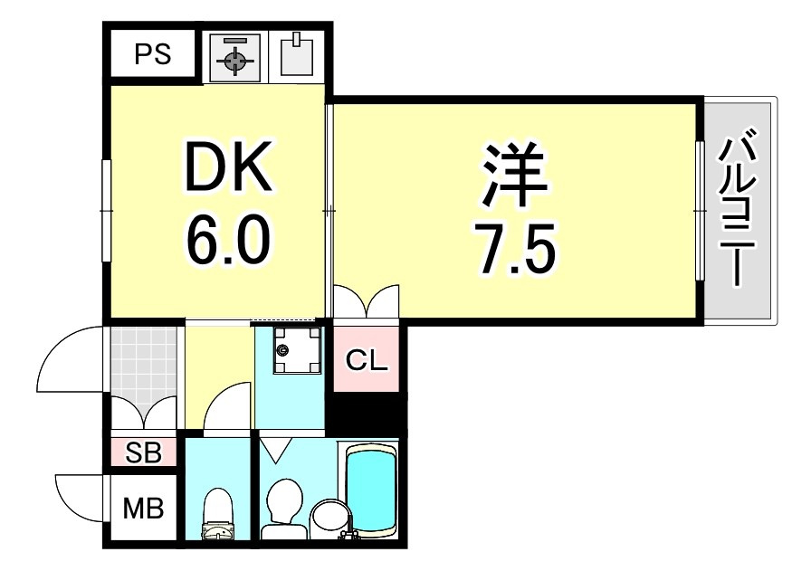 フォールヴィラ板宿の間取り