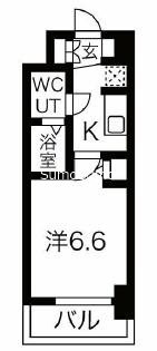 ワールドアイ阿波座WESTの間取り