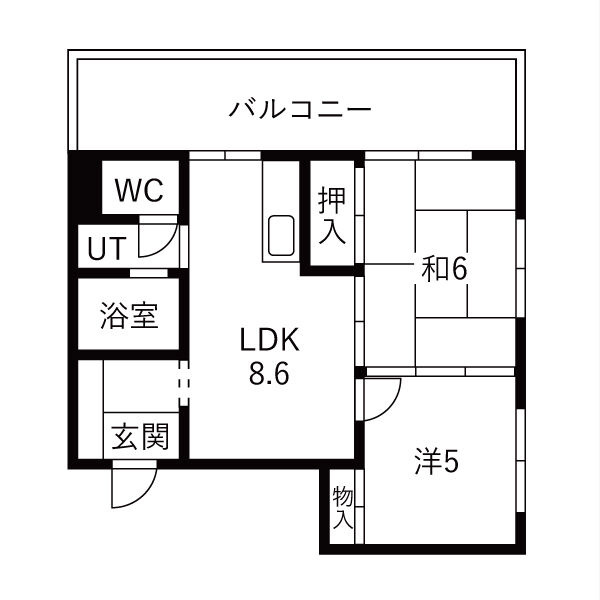 サンシャトー板宿の間取り