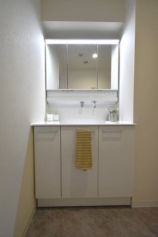 北目町ハイツの独立洗面台
