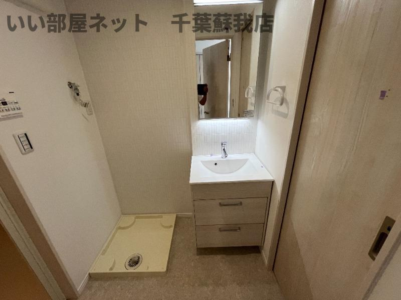 (仮称）桜木北2丁目共同住宅の洗面所|忙しい朝には欠かせない洗面所です