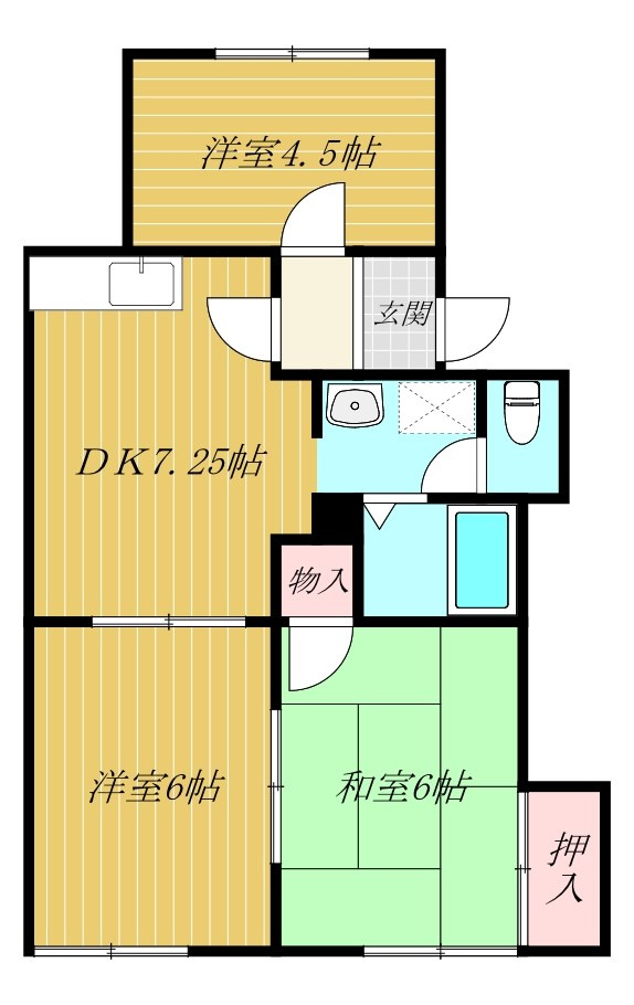ヴィライトウの間取り