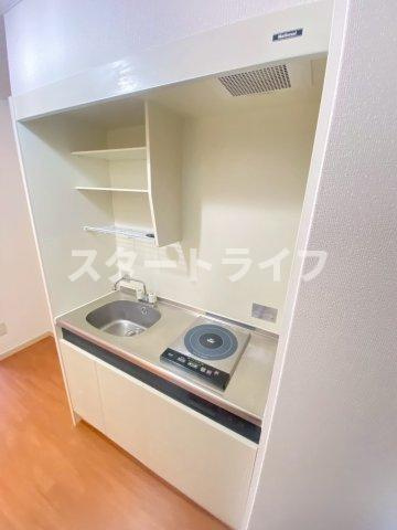 大阪市東淀川区下新庄３丁目の賃貸マンションのキッチン