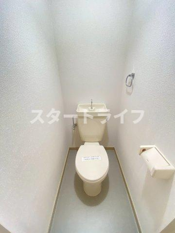 大阪市東淀川区下新庄３丁目の賃貸マンションのトイレ