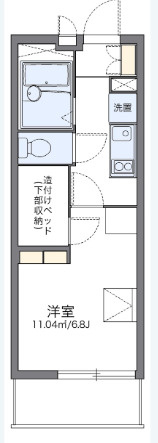 レオパレスエクセル御幣島の間取り