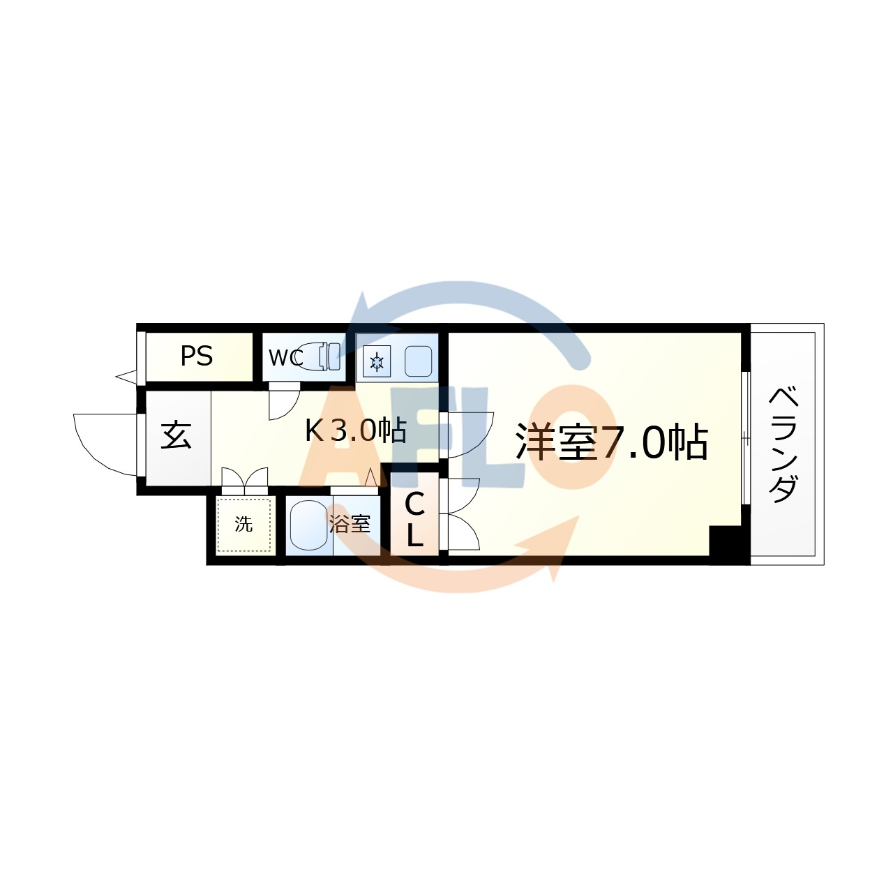 フォレステージ緑橋の間取り|フォレステージ緑橋　間取り