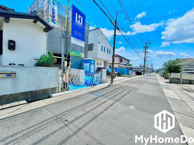 守山区太田井の前面道路含む現地写真