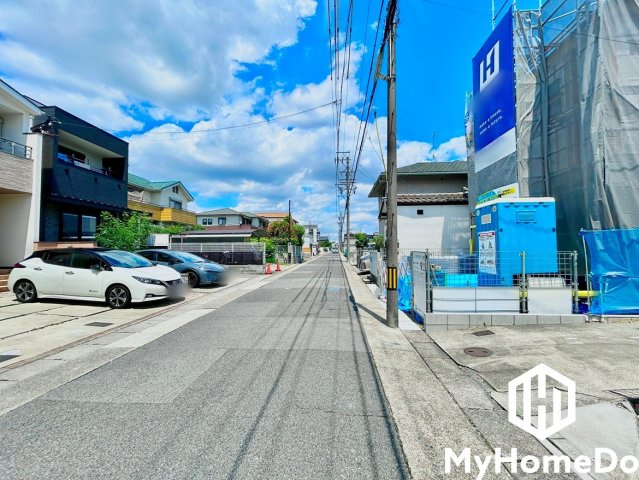守山区太田井の前面道路含む現地写真
