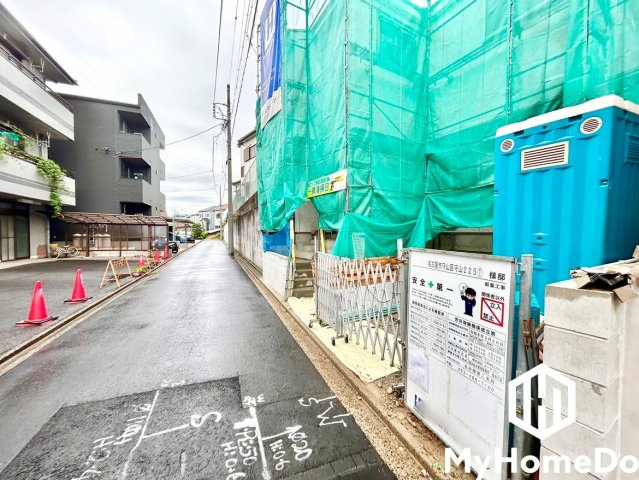 守山区守山２丁目の前面道路含む現地写真