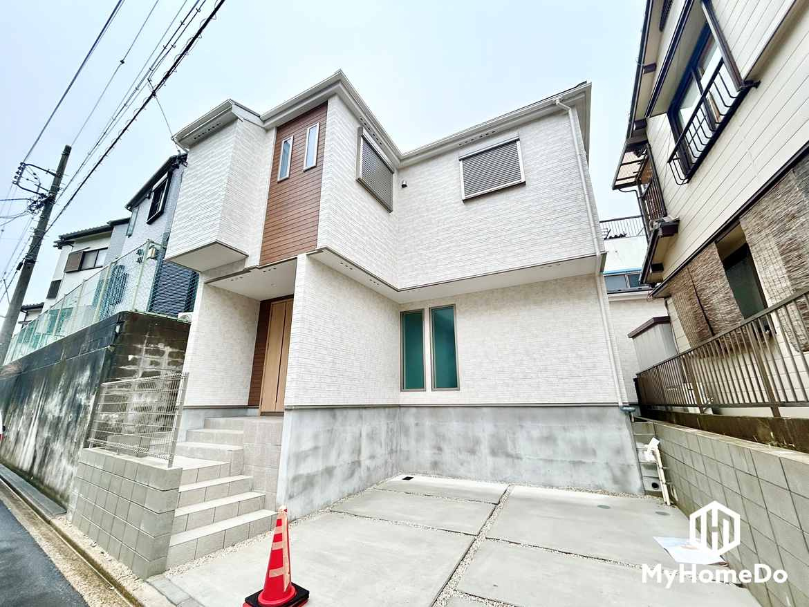 守山区守山２丁目の外観|周辺環境に調和した落ち着きのある洗練された外観デザインです。ぜひ一度ご自身の目でご覧ください。