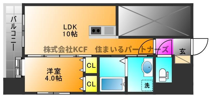 アポロ久留米東町の間取り