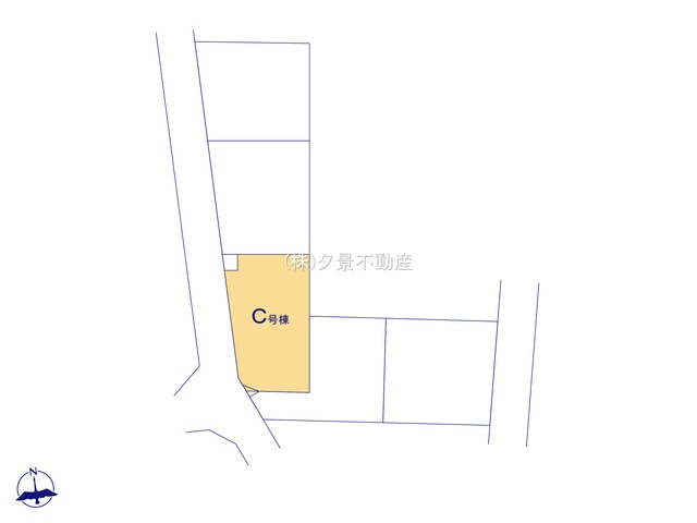 《仲介手数料無料》西区三橋６丁目1418-6新築一戸建て‎ハートフルタウンの区画図