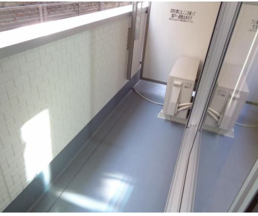 岸和田市別所町１丁目のアパートのバルコニー|落ち着いた時間を過ごせるバルコニーです