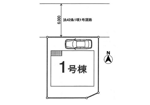 【Excellent Court】 東大和市中央１期の区画図