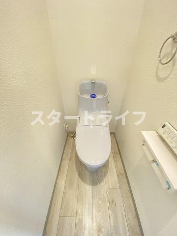 大阪市東淀川区柴島１丁目のアパートのトイレ