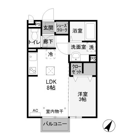 【間取り】 | モアクレストF　 Ⅲ