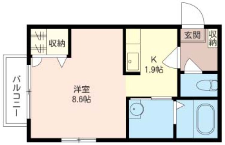 リバーサイドハイツの間取り