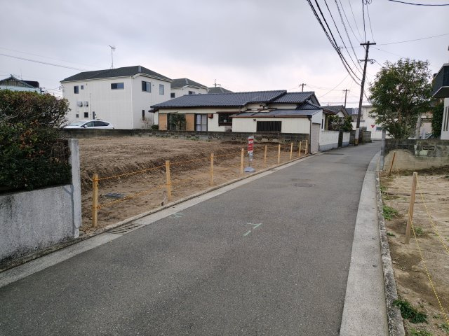 太宰府市都府楼南4丁目　売り土地の前面道路含む現地写真|前面道路含む現地写真です