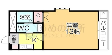ウィングコート久留米の間取り