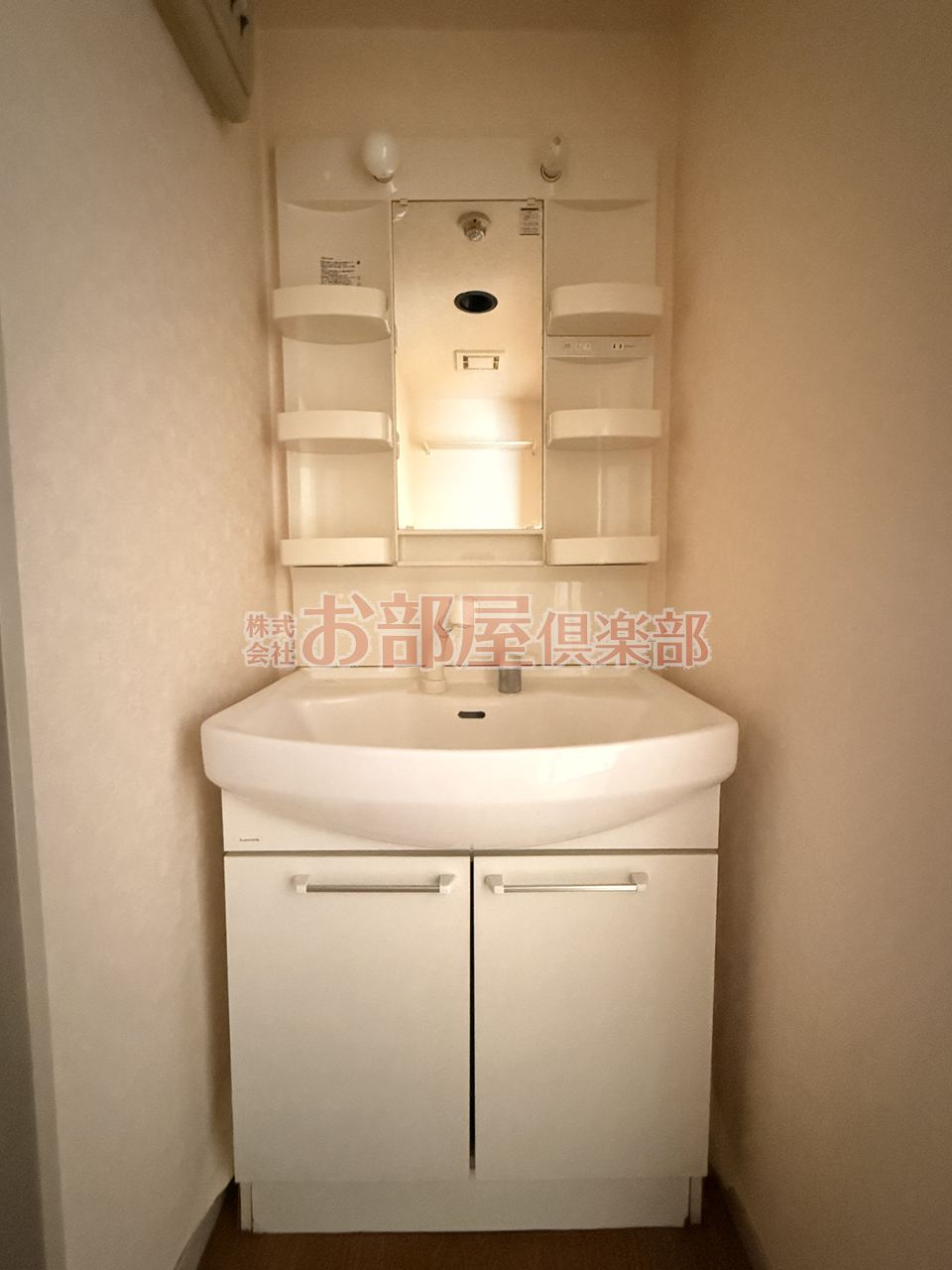 ウィングコート久留米の洗面所|コンパクトで使いやすい洗面所