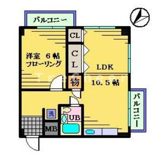 飛鳥ハイムの間取り