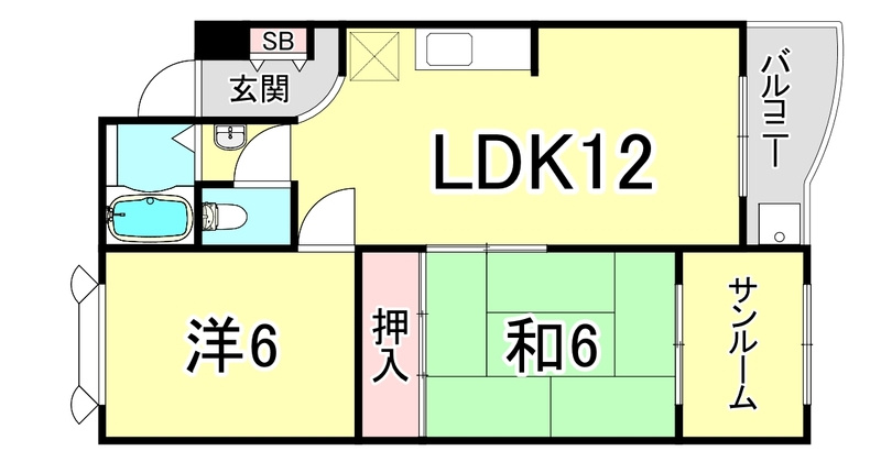 ガーデンハイツ鈴蘭の間取り