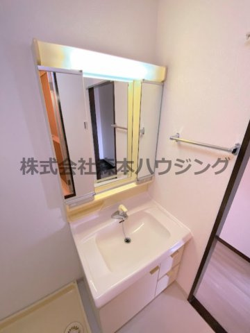 【独立洗面台】 | 　長楽ビル | 独立洗面台、朝の身支度には欠かせません
