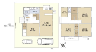 【間取り】 | 近江八幡市中小森町　中古戸建