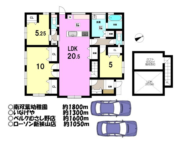 新築戸建の間取り