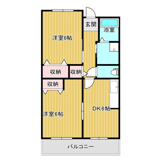 【間取り】 | ラ・パルテール壱番館