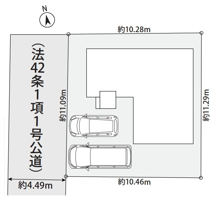 横浜市和泉が丘1丁目3期の区画図