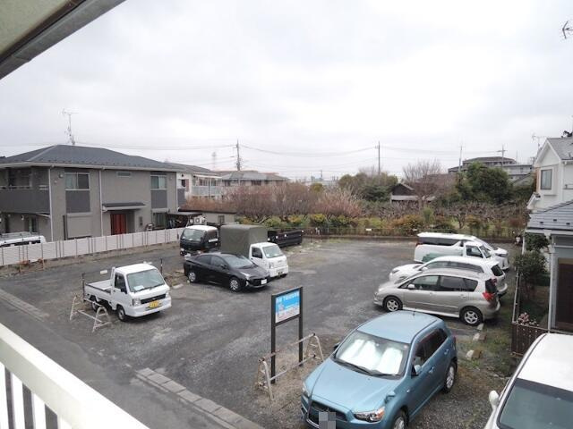 下島荘　Ｄ棟の展望|玄関側からの眺望