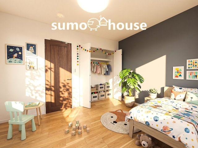 青葉区新石川3丁目戸建の子供部屋|子供のお昼寝に使えるお部屋です