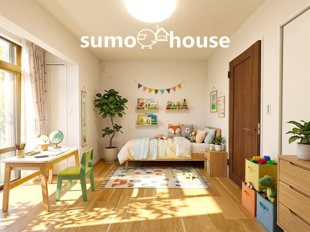 青葉区新石川3丁目戸建の子供部屋|ゆったりした子供部屋です