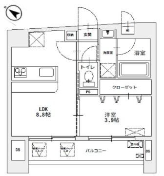 【間取り】 | MAJESTIC千葉みなと