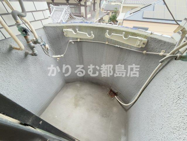 ベストレジデンス都島のバルコニー