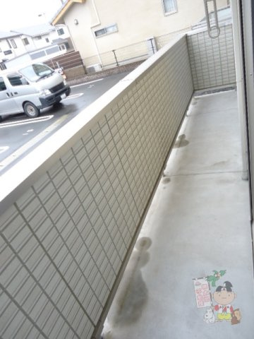 ベルパージュ　Ｂのバルコニー