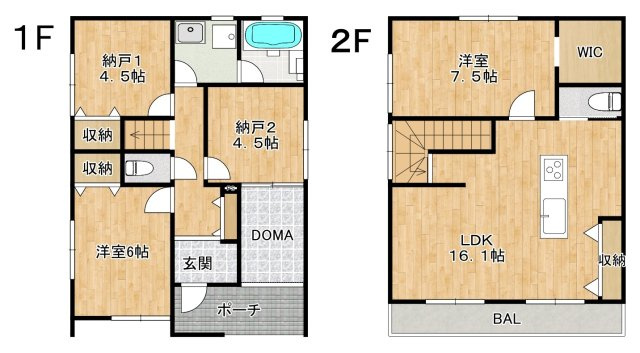 【間取り】 | DOMA（土間）のある新築戸建