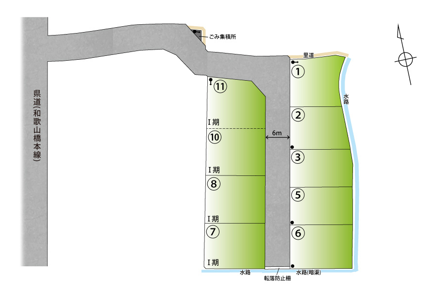 神前Ⅺ　1号地　【土地＋建物参考プラン】の区画図