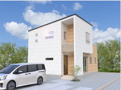 【外観】 | クライン古河市雷電町第2期　 | 完成予想パース（同社施工完成物件・モデルハウスがご見学いただけます）