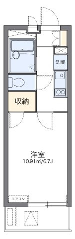 レオパレスグランドールの間取り