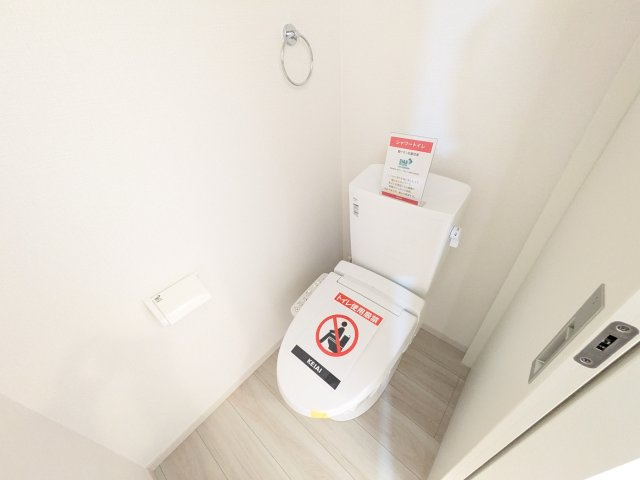 取手市青柳　5期　新築戸建てのトイレ|高い節水性能で、水道代を大幅にカット。環境とお財布に優しく、家計をしっかりサポートします。
もちろん温水洗浄便座付きです♪