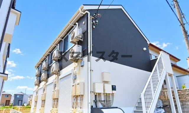 柏市高柳のアパートの外観