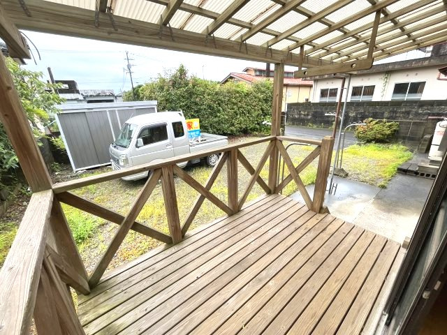 志布志市志布志町1丁目　コンパクトな間取りの一戸建て住宅です！のその他|ウッドデッキもあります