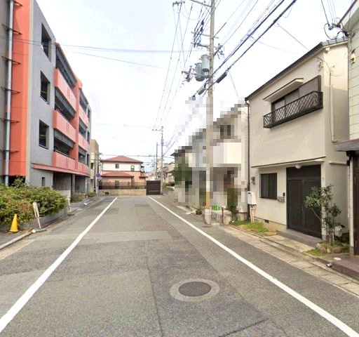西代通3丁目の前面道路含む現地写真|前道は陽当たり・風通しが良い幅員8.3ｍ
