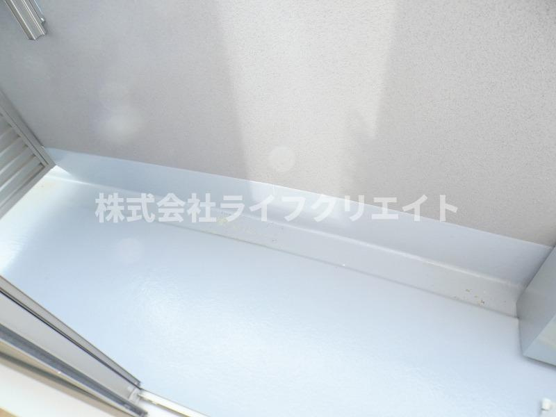 クリフビレッジZ棟のバルコニー